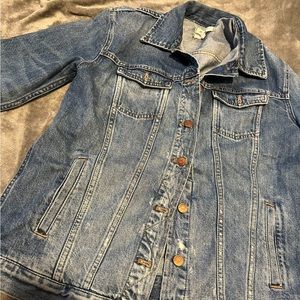 Womens oversized jean jacket